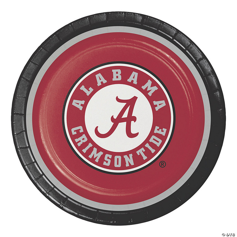 NCAA University of Alabama Paper Plates - 24 Ct. Image