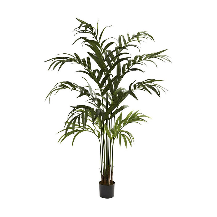 Nearly Natural Modern Decorative 6' Kentia Palm Tree Image