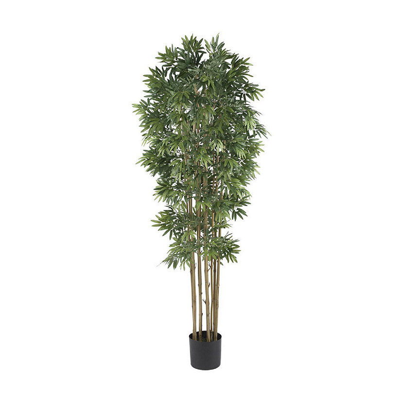 Nearly Natural Bamboo Tree, Green, 7