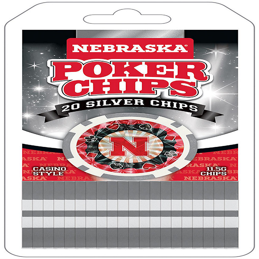 Nebraska Cornhuskers 20 Piece Poker Chips Image