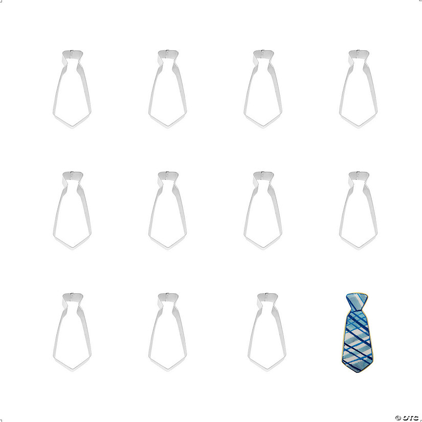 Neck Tie 5" Cookie Cutters Image