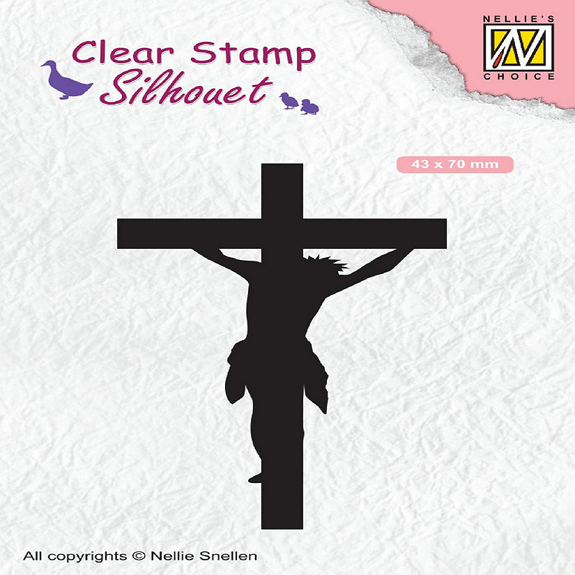 Nellie's Choice Clear Stamp Silhouette Cross Image