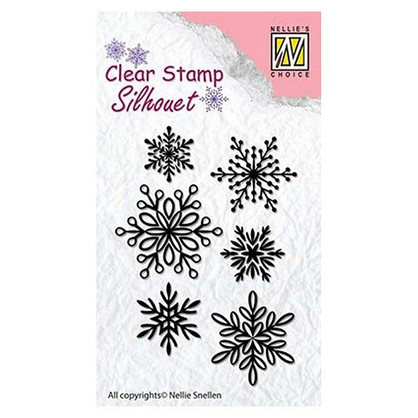 Nellie's Choice Clear Stamp Snowflakes Image