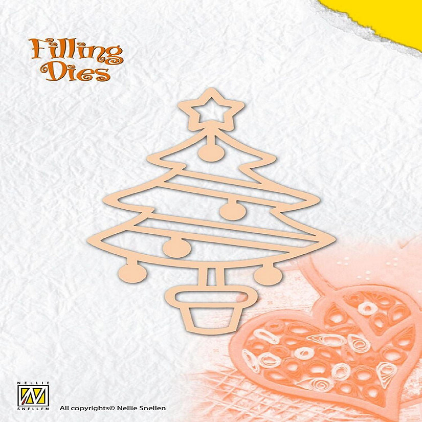 Nellie's Choice Filling Dies Christmas Tree Image