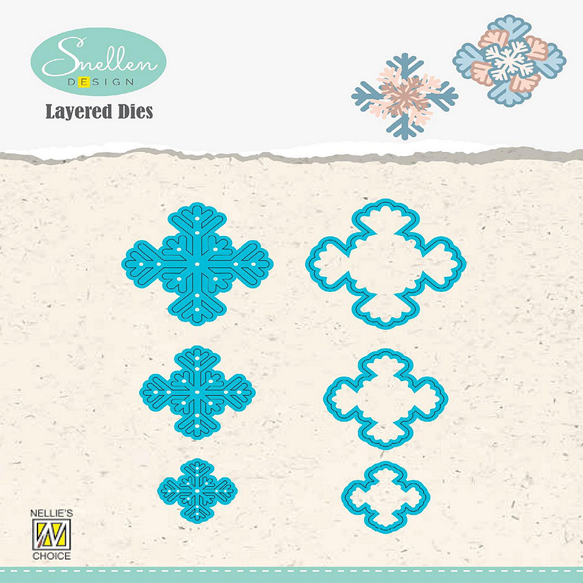 Nellie's Choice Layered Combi Dies Snowflakes 04 Image
