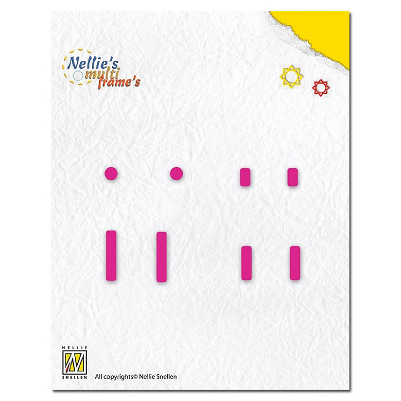 Nellie's Choice Multi Frame Dies  String Set for Tags Image