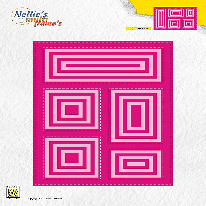 Nellie's Choice Multiframe Die Block Die Rectangle Image
