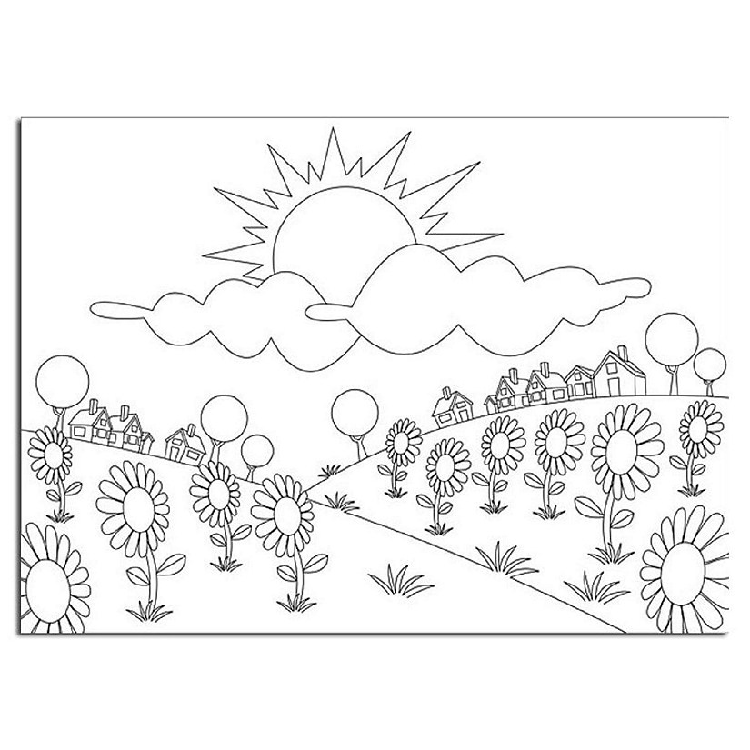 Nellie's Choice Picture Embossing Folder Summer Flowers Image