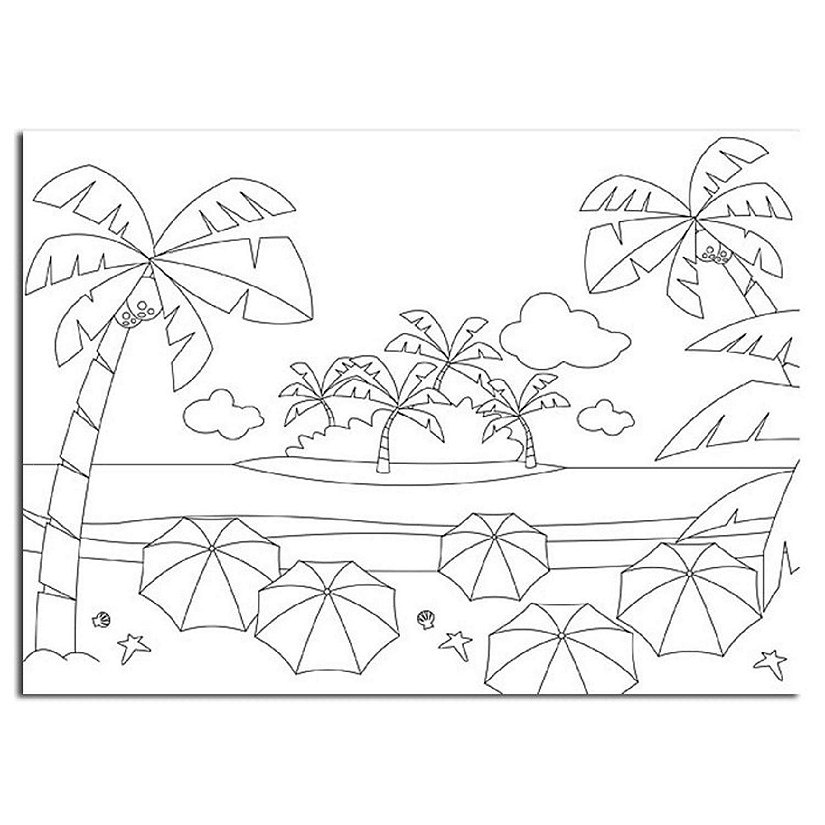 Nellie's Choice Picture Embossing Folder  Summer Holidays Image