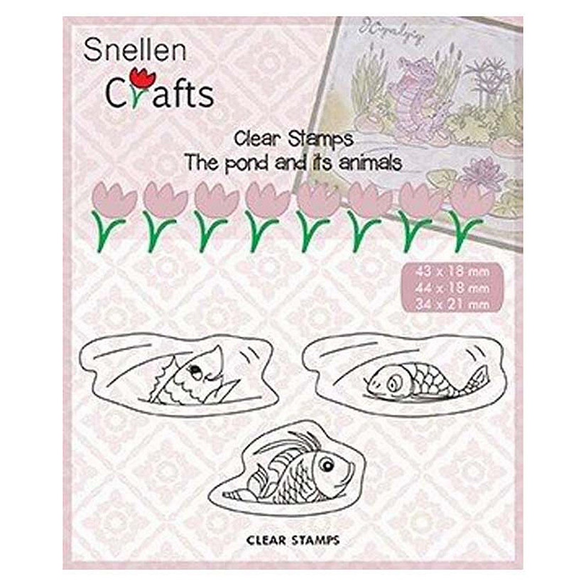 Nellie's Choice Snellen Crafts Clear Stamp Fish Image