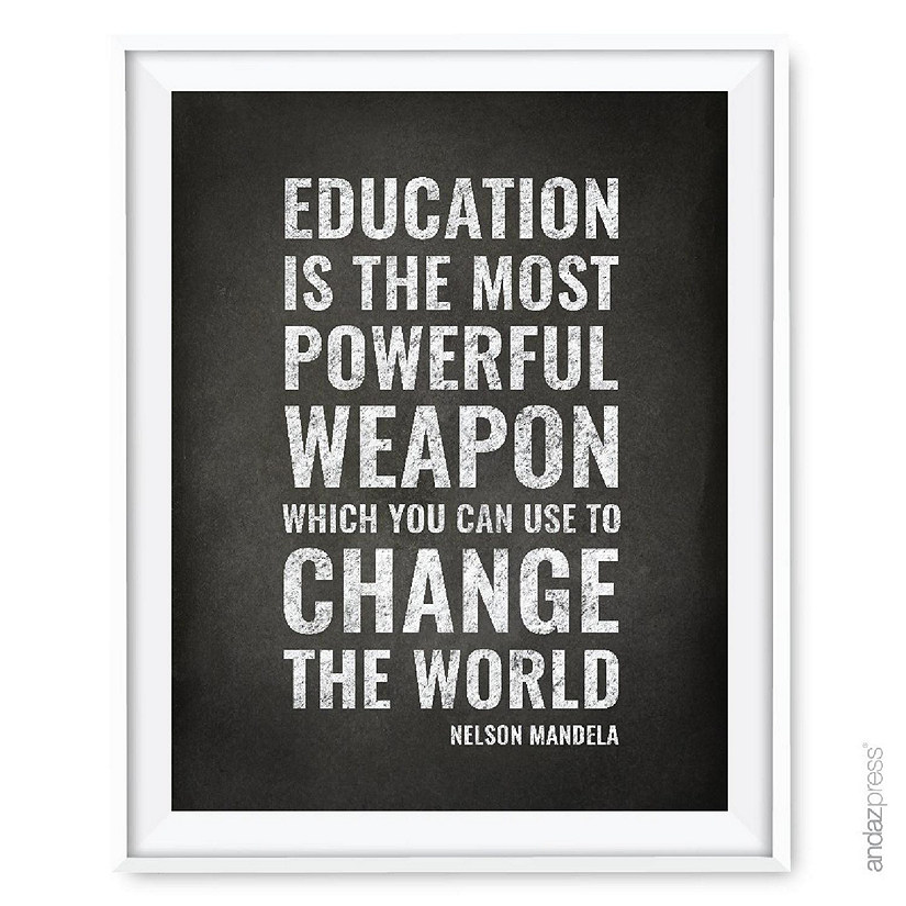 Nelson Mandela Teacher Quote, 1-Pack Image