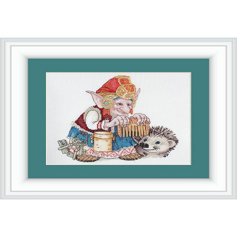 NeoCraft - Elf with Hedgehog SP-04 Counted Cross-Stitch Kit Image