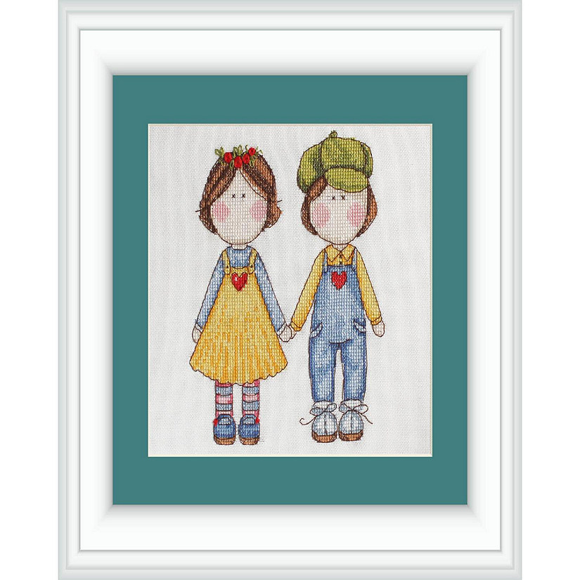 NeoCraft - Twins GR-06 Counted Cross-Stitch Kit Image