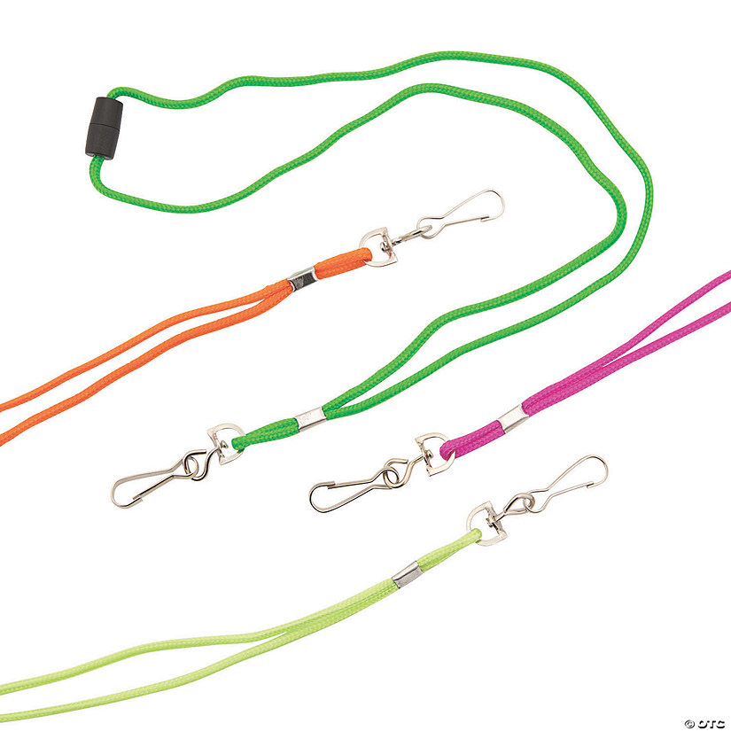 Neon Breakaway Lanyards - 12 Pc. Image