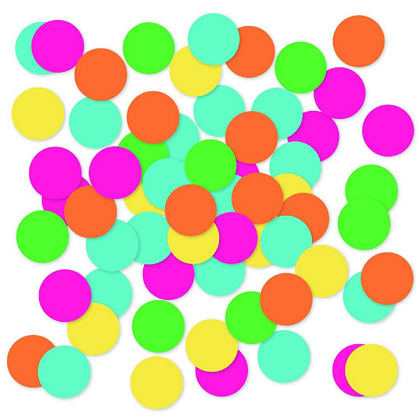 Neon Brights Confetti 180-Pack Image