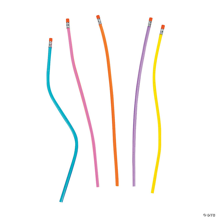 Neon Flexible Pencils - 12 Pc. Image