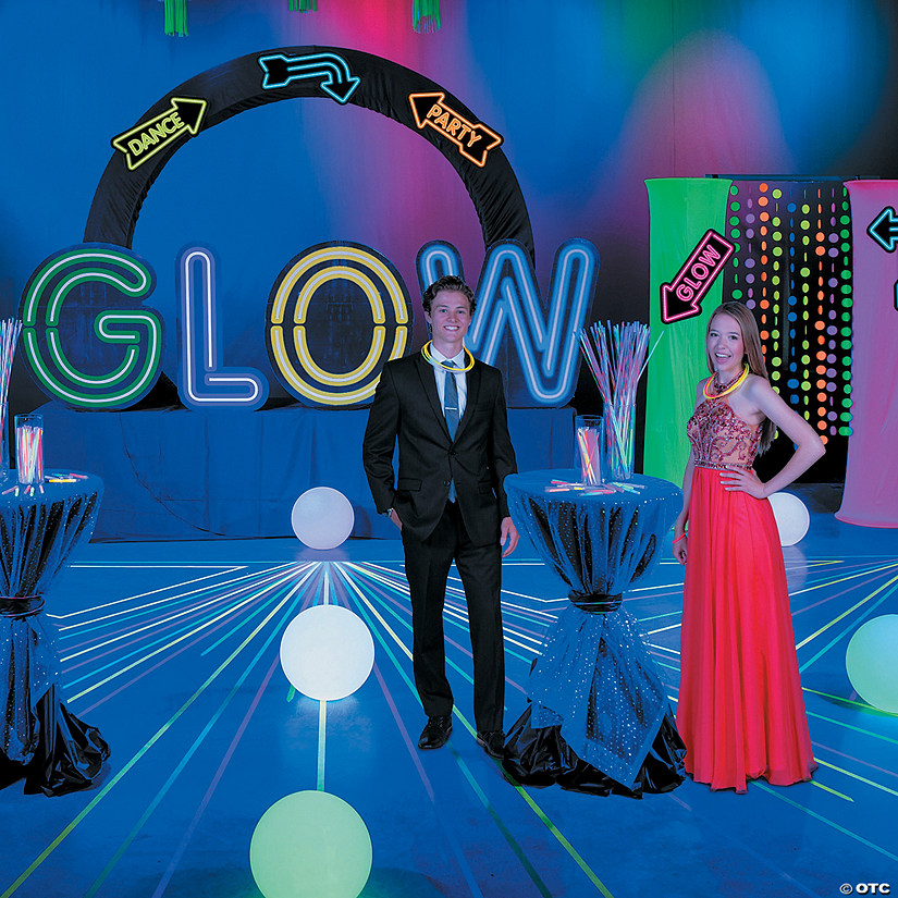 Neon Glow Decorating Kit - 93 Pc. Image