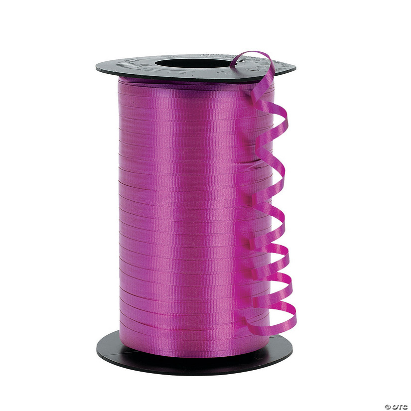 Neon Pink Curling Ribbon Image