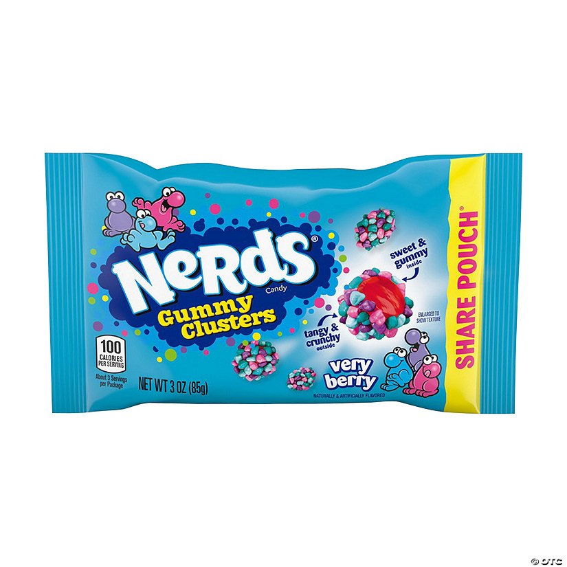 Nerds<sup>&#174;</sup> Gummy Very Berry Clusters Candy Pouches - 12 Pc. Image