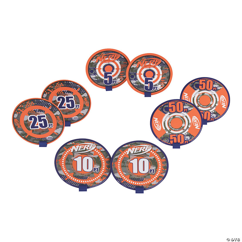 Nerf<sup>&#174;</sup> Bull&#8217;s-Eye Decorations - 8 Pc. Image