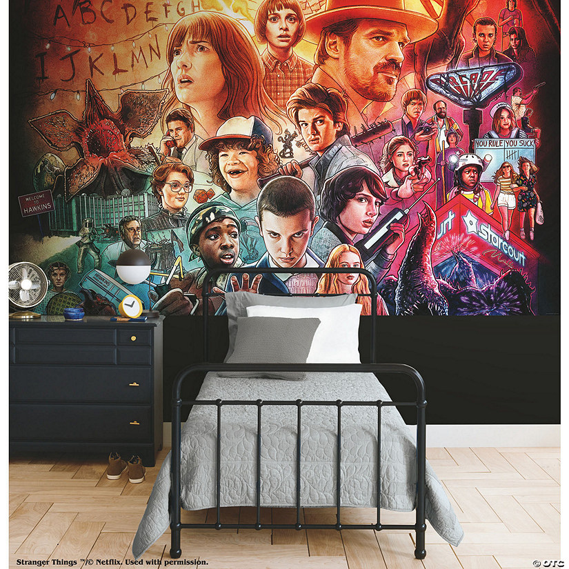 Netflix Stranger Things Mural By RoomMates Image