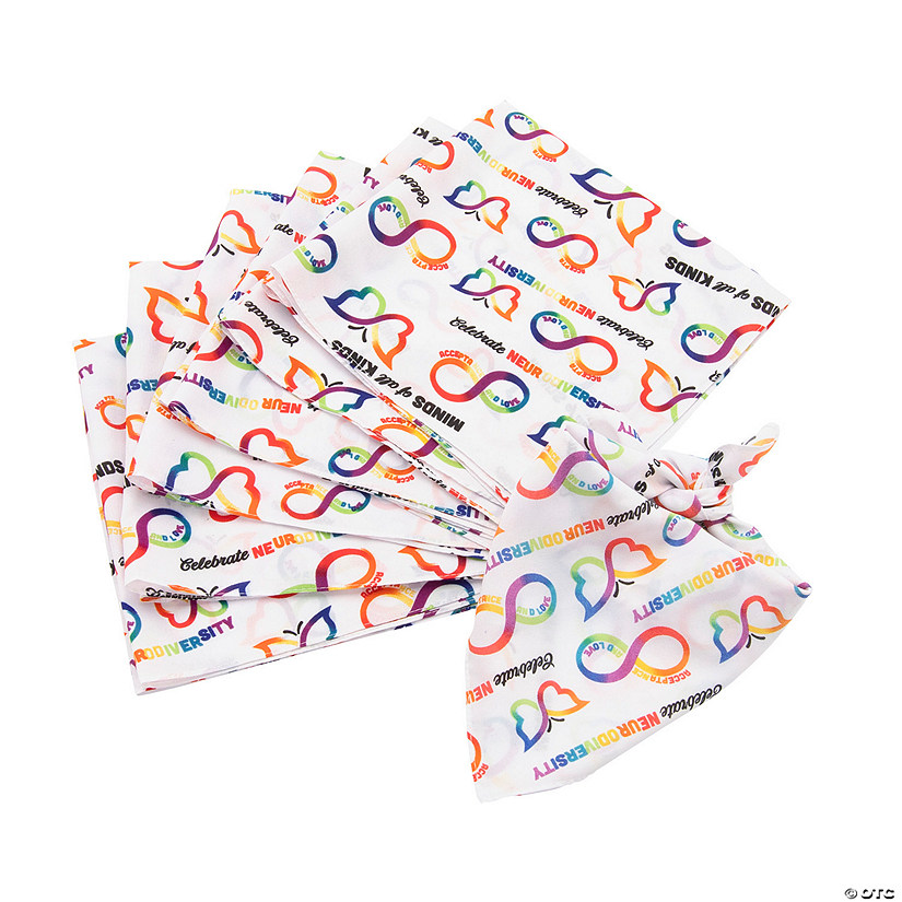 Neurodiversity Bandanas - 12 Pc. Image