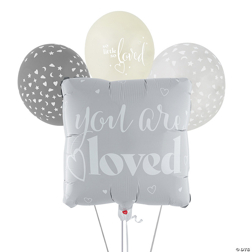 Neutral Baby Shower 11" - 20" Balloon Set - 4 Pc. Image