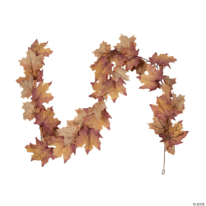 Neutral Maple Leaf Garland Image