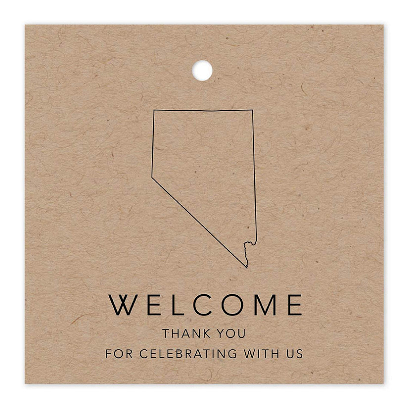 Nevada Kraft OOT Tags 2in 24pk Image