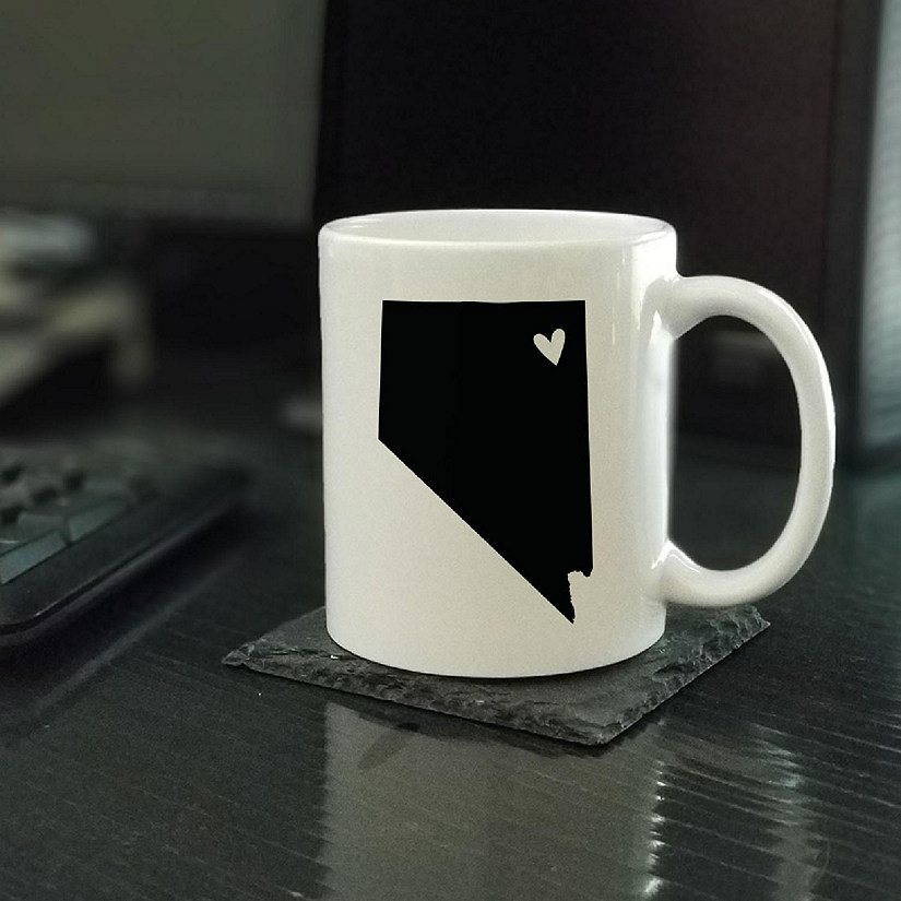 Nevada State Heart Ceramic Mug Image