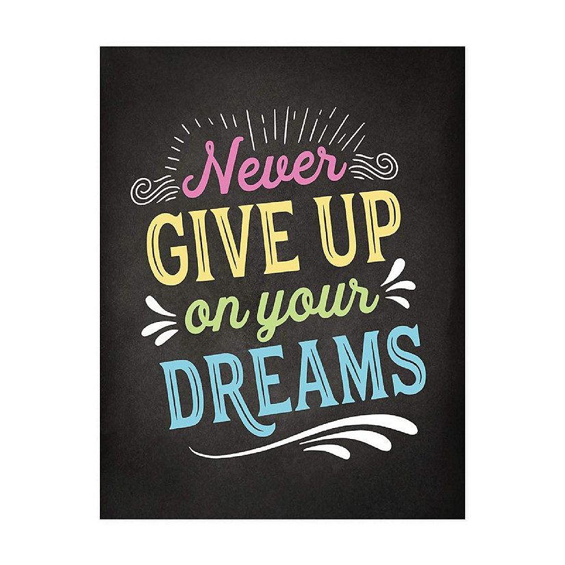 Never Give Up on Dreams 8.5x11in Image