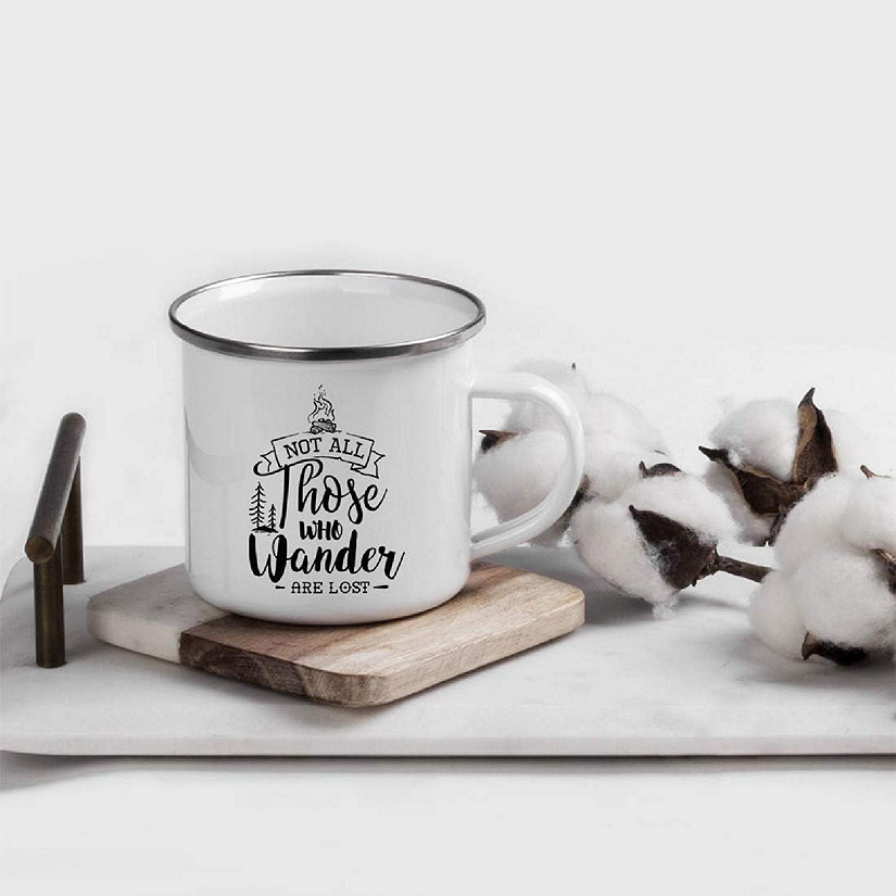 Never Stop Wonder Metal Camping Mug Image