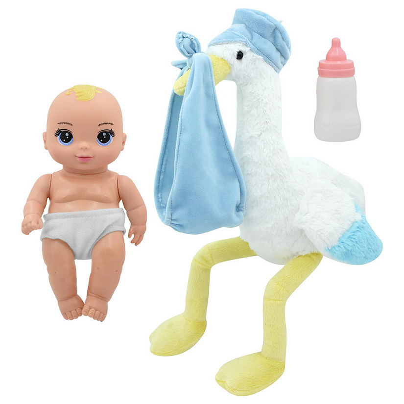 New Adventures: Magic Nursery: 8" Special Delivery Set - Blue Image