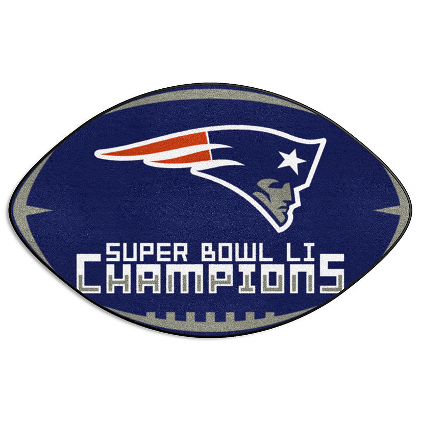 New England Patriots Football Rug