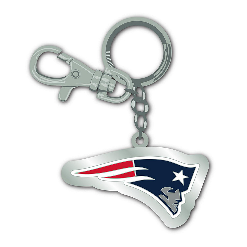 New England Patriots Beveled NFL Team Key Tag Image