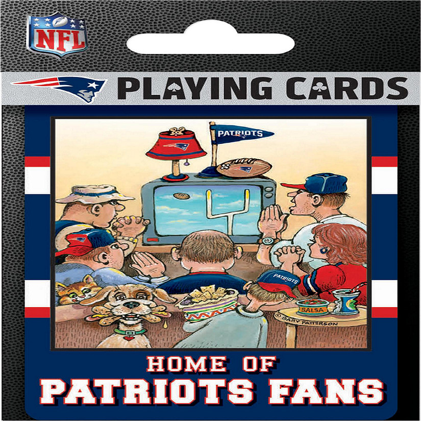 New England Patriots Fan Deck Playing Cards - 54 Card Deck Image