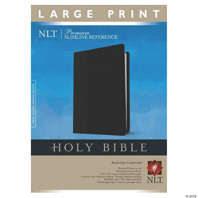 New Living Translation Premium Slim Reference Bible Large Print   New Living Translation Premium Slim Reference Bible Large Print~13930668