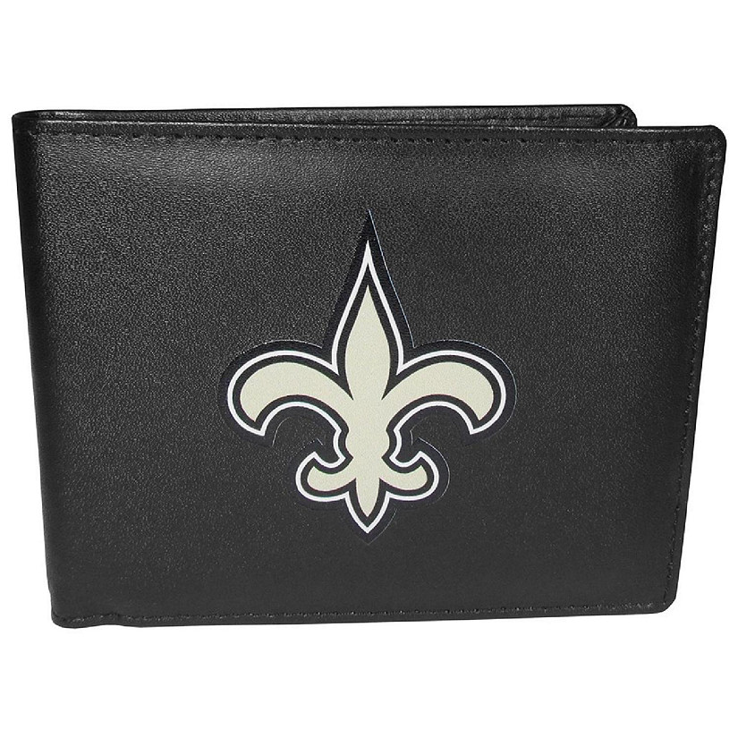 New Orleans Saints Leather Bifold Wallet