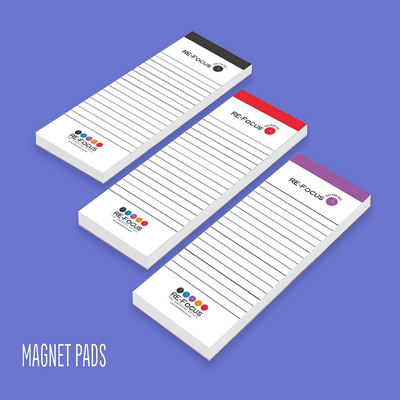 NEW!! RE-FOCUS ON THE GO MAGNET PADS, 3 PACK / Default Title Image