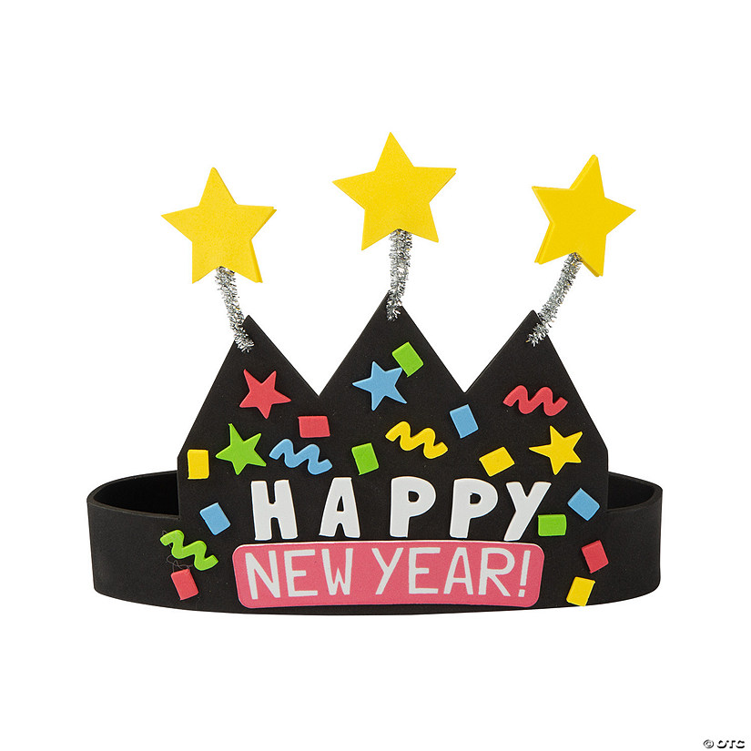 New Year&#8217;s Celebration Headband Craft Kit - Makes 12 Image