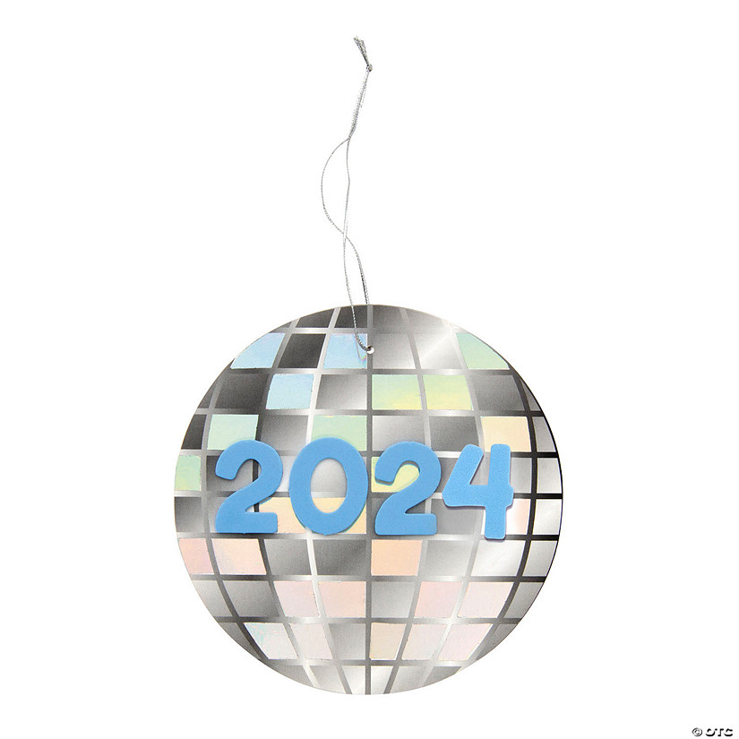 New Year&#8217;s Eve Ball Sign Craft Kit - Makes 12 Image