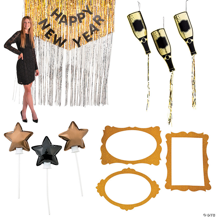 New Year&#8217;s Eve Photo Booth Kit - 22 Pc. Image