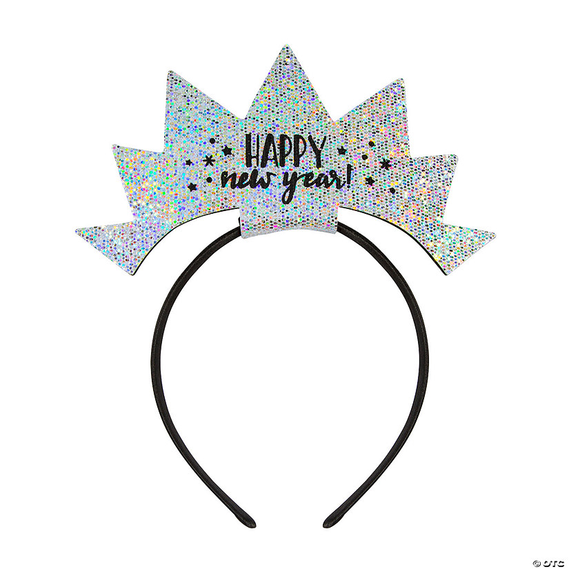 New Year S Eve Sparkle Crown Headband Oriental Trading   New Year S Eve Sparkle Crown Headband~13933975