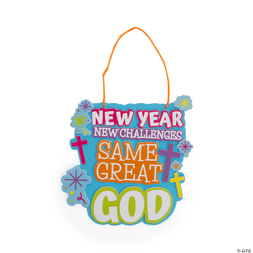 New Year Same Great God Sign Craft Kit - Makes 12 Image