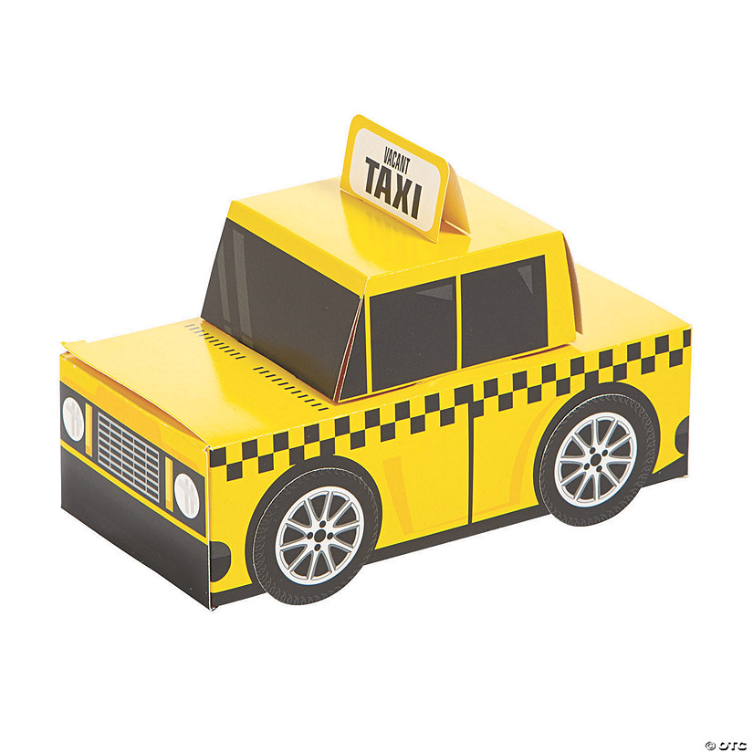 New York City Taxi Favor Boxes - 12 Pc. Image