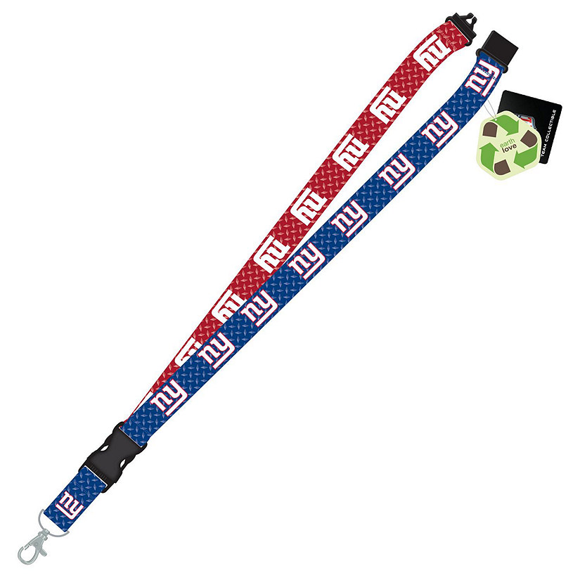 New York Giants RPET Sustainable Material Lanyard
