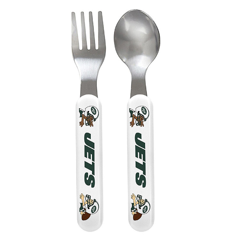New York Jets - Baby Fork & Spoon Set Image
