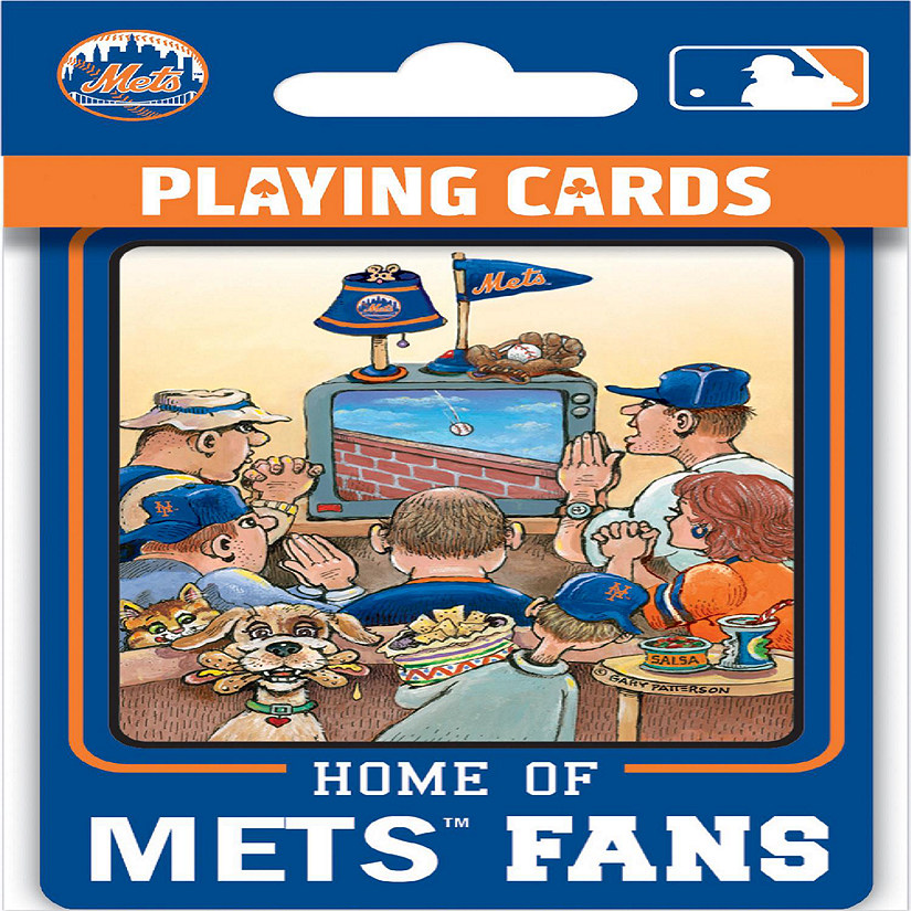 New York Mets Fan Deck Playing Cards - 54 Card Deck Image
