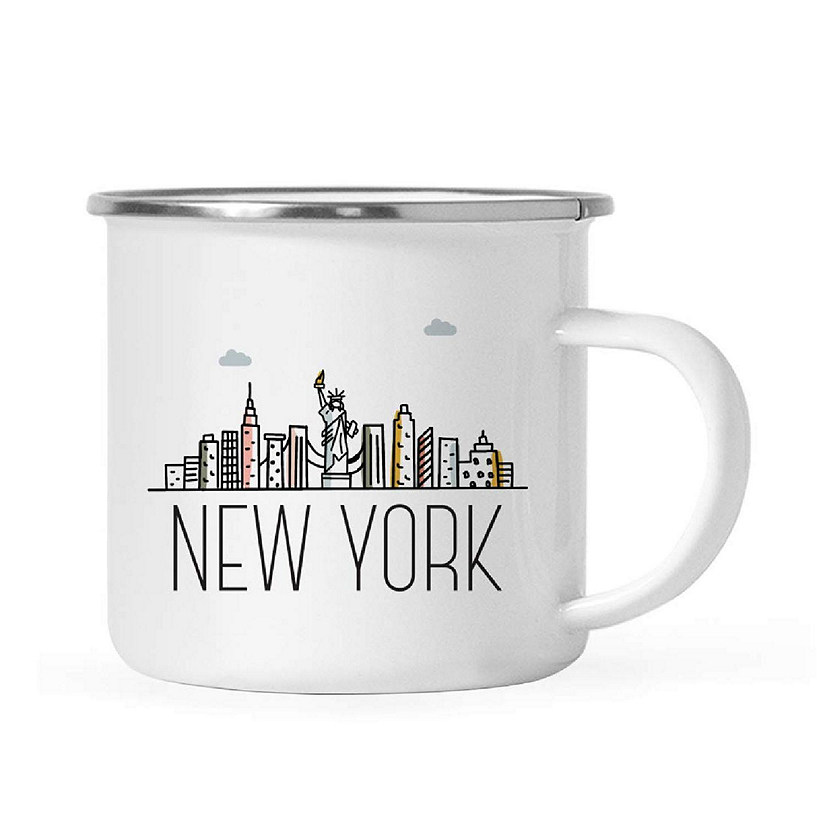 New York Skyline 11oz Camp Mug Image