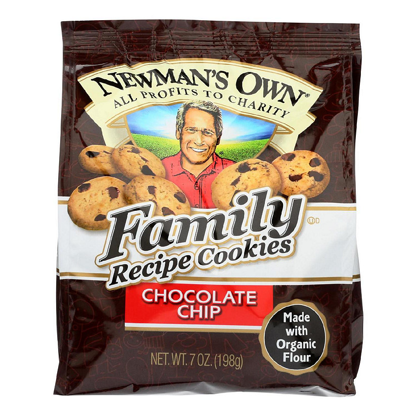 Newman's Own Organics Cookies Chocolate Chip 7 oz Pack of 6 Image